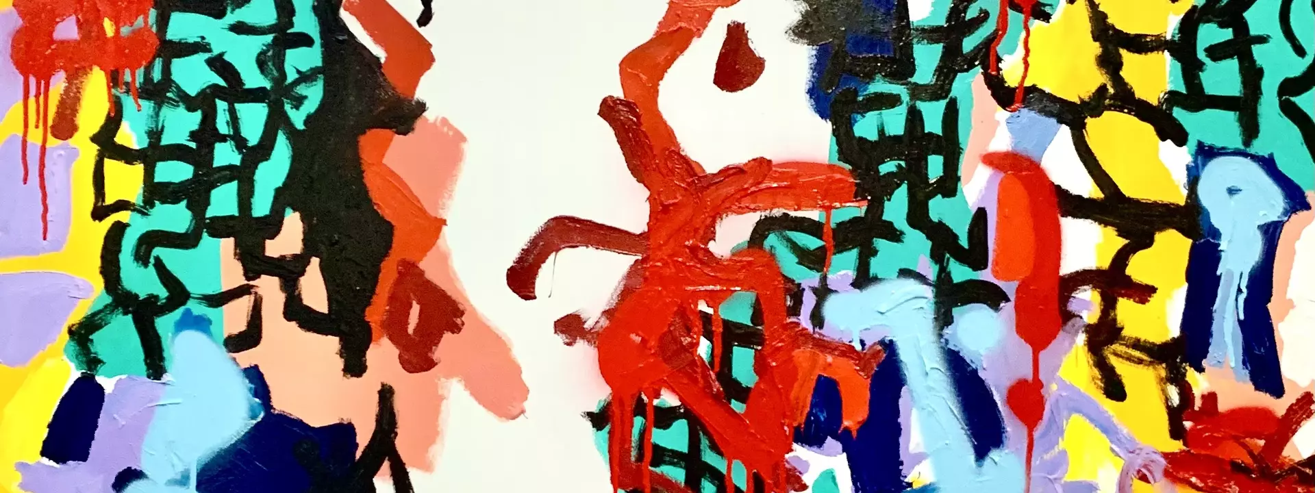 COLOUR CHAOS II by Emmaleen Diaz, Acrylic, Abstract