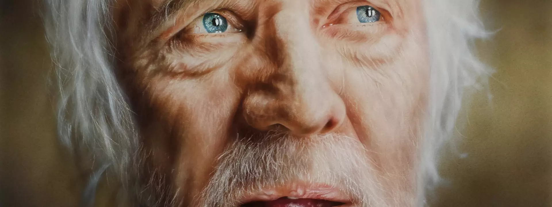 Light and shade portrait of actor Richard Harris