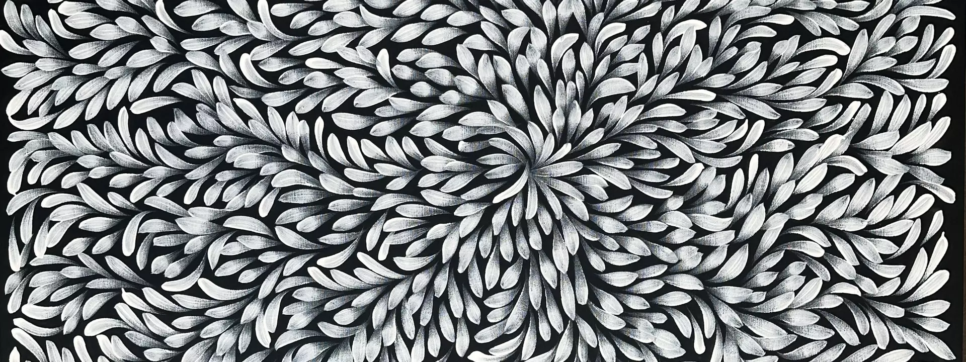 Bush Medicine Leaves - Healing Leaves BTA24-75 (A) by Louise Numina, Acrylic, Aboriginal