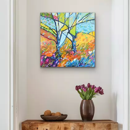 square landscape painting