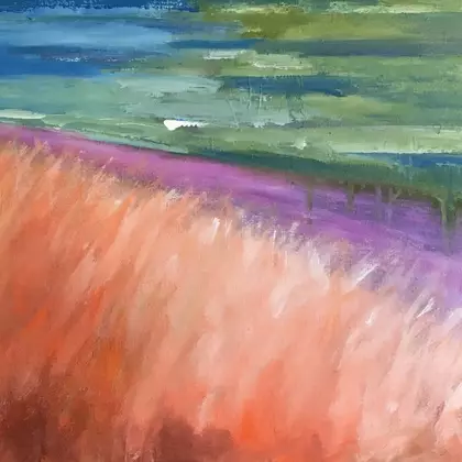 Sunburnt country by Marijke Lambregtse, Acrylic, Abstract