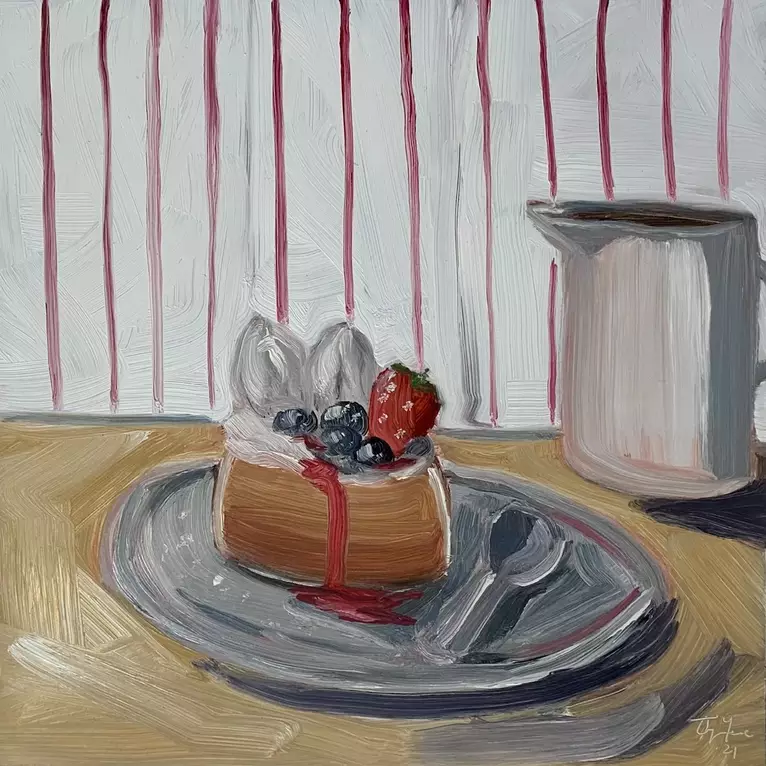Side Savour by Tym Yee, Oil