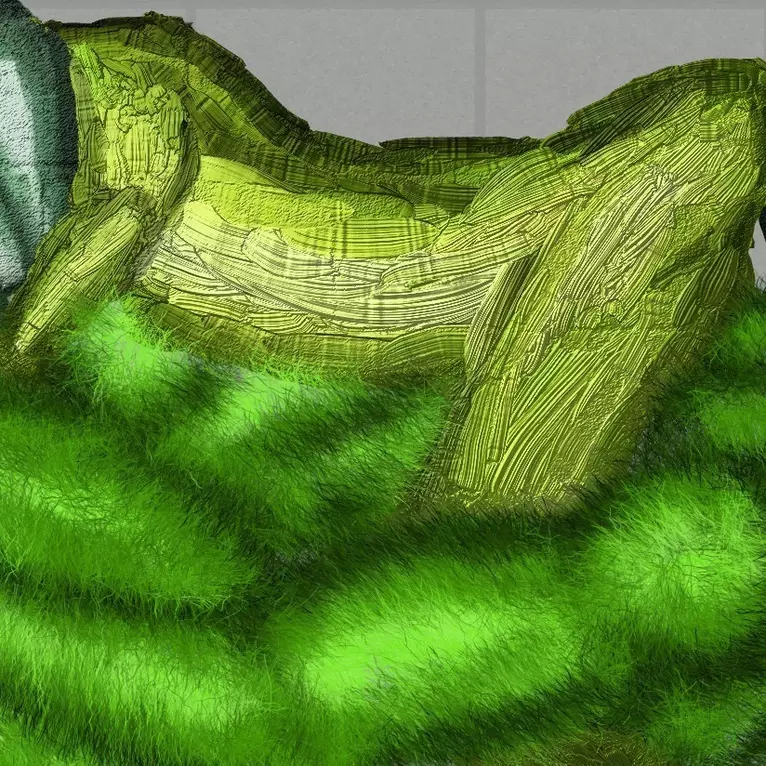 Greenary by Jefone Chiu, Mixed Media