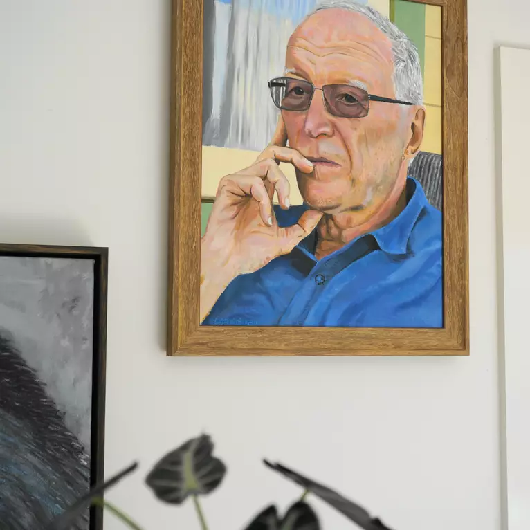 My father Lars in thought