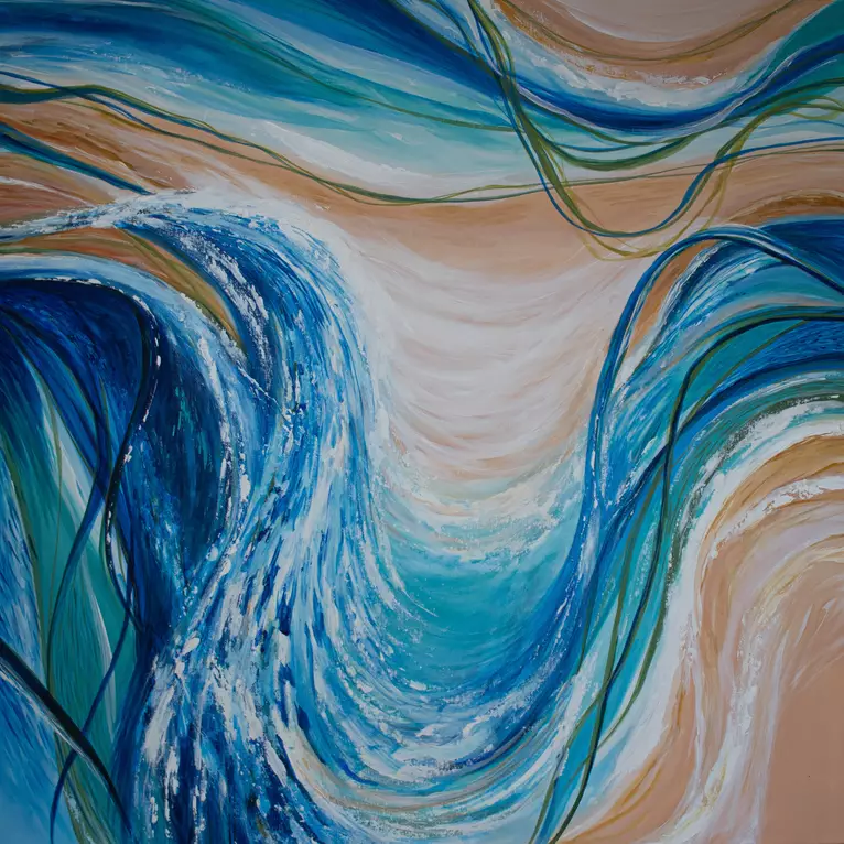 Cascade by Anne-Maree Wise, Acrylic, Abstract