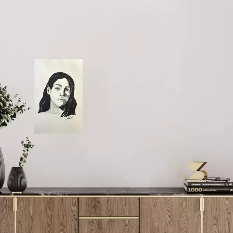 Portrait Work by Sarah Knowles — shown in a room setting