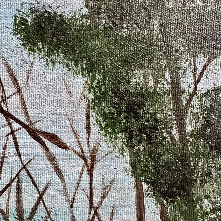 Flatrock Beach NSW original painting. — edge view