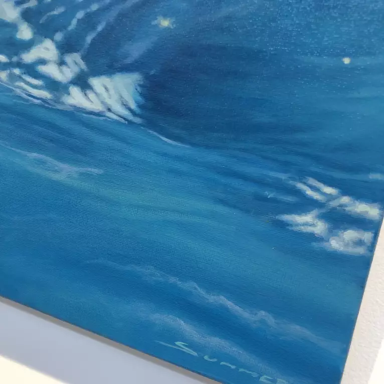 Ocean Flow V by Chris Summer — artist's signature