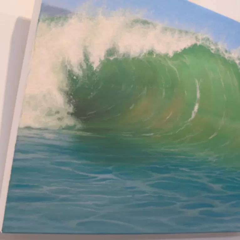 Ocean Flow IX by Chris Summer — artist's signature