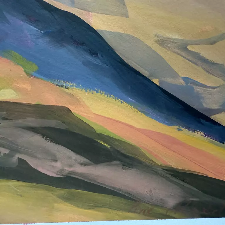 Glencoe highlands by Pixie McArthur — edge view