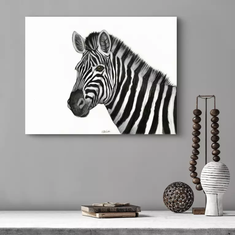 Zebra alert by Moira Briel