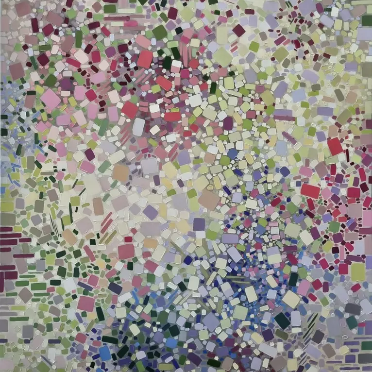 Petal Tapestry - Nature Inspired Polyptych - Set of Four Paintings ...