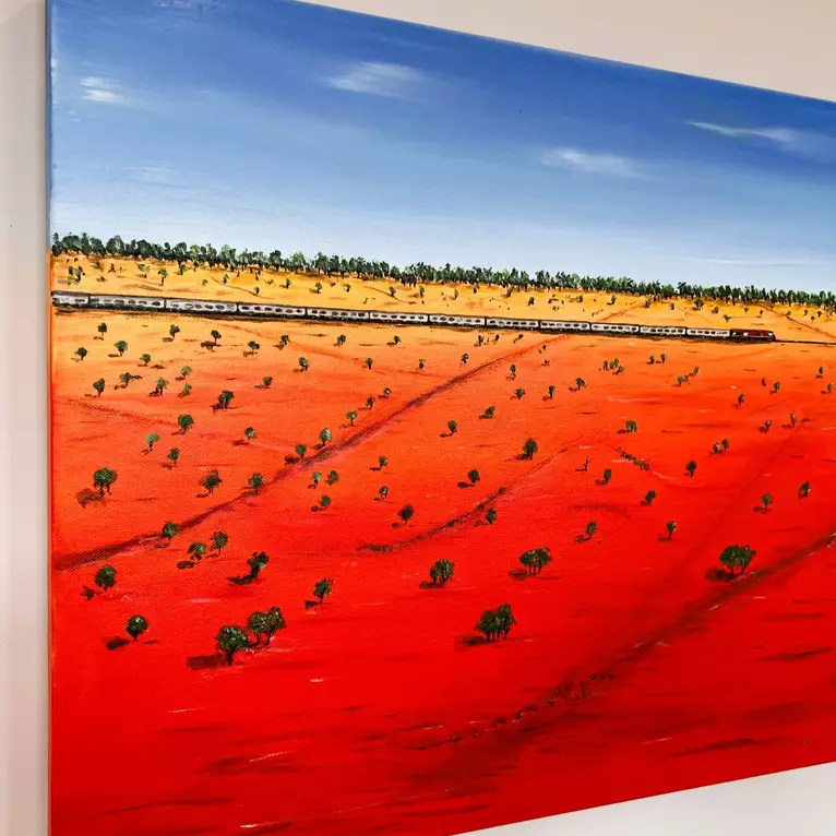 Outback Passing Through 2 by Gary Broley — edge view