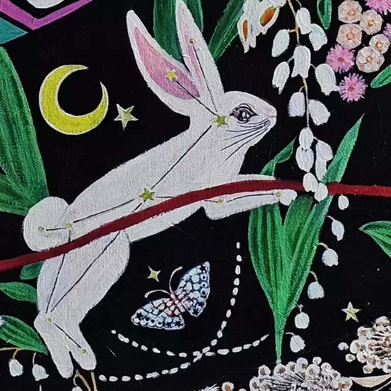 Chasing the Moon by Makiko Kimura — detail