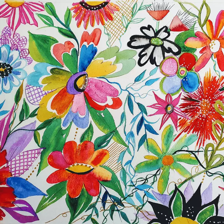 Spectacular Spring by Meredith Dixon, Watercolour, Botanical