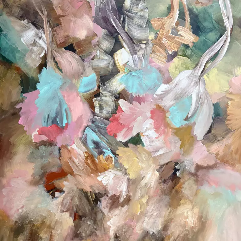 Landscape , flowers