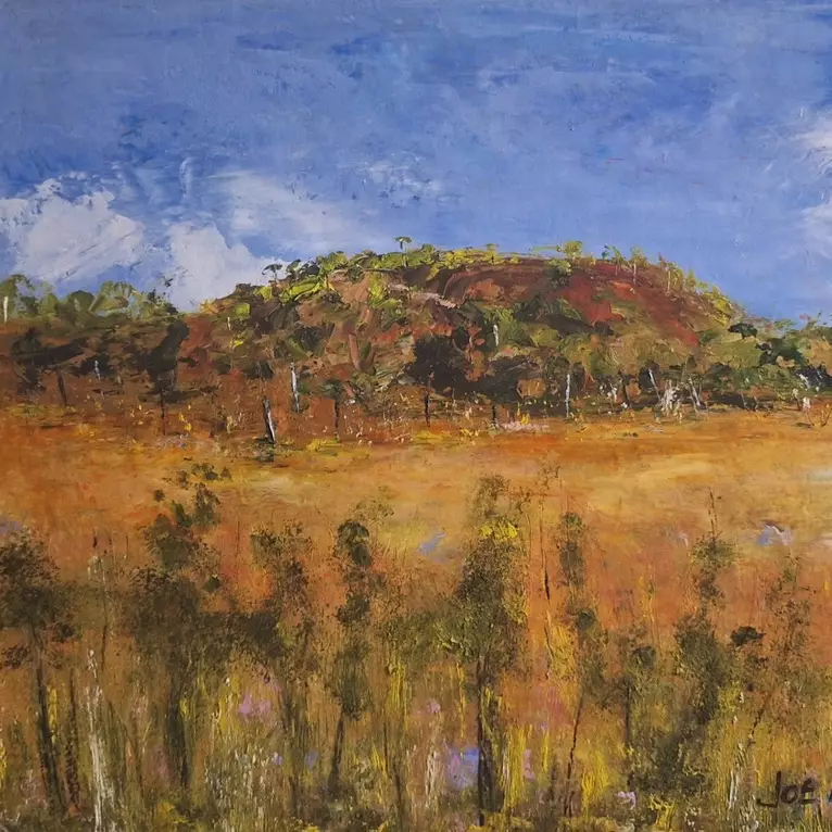 Landscape colors of western Queensland