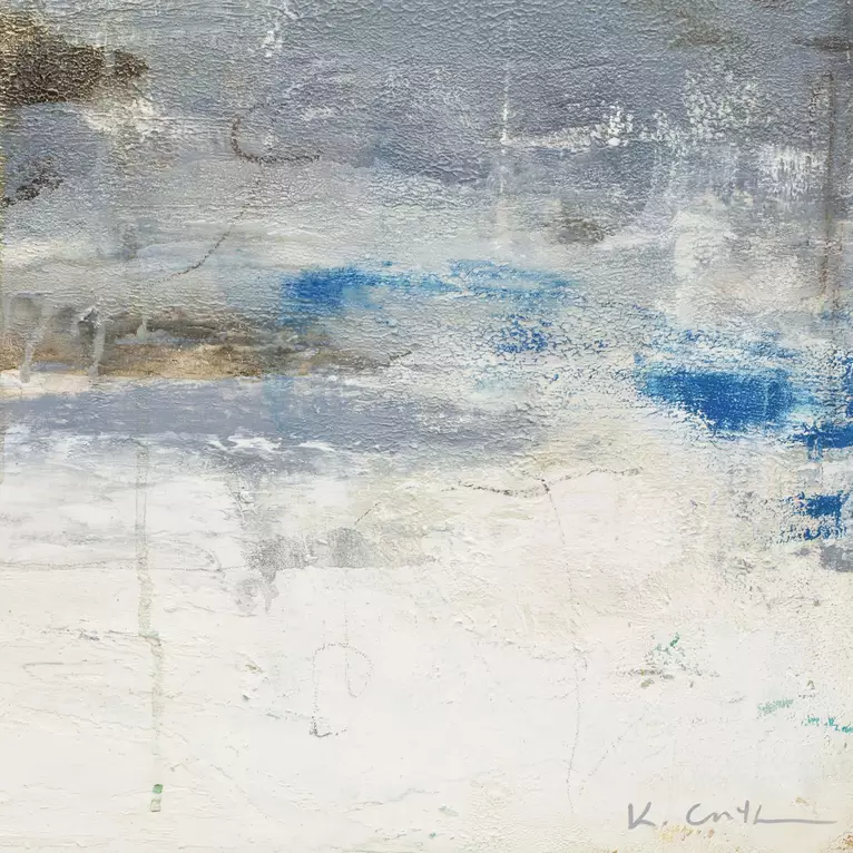 abstracted landscape — artist's signature