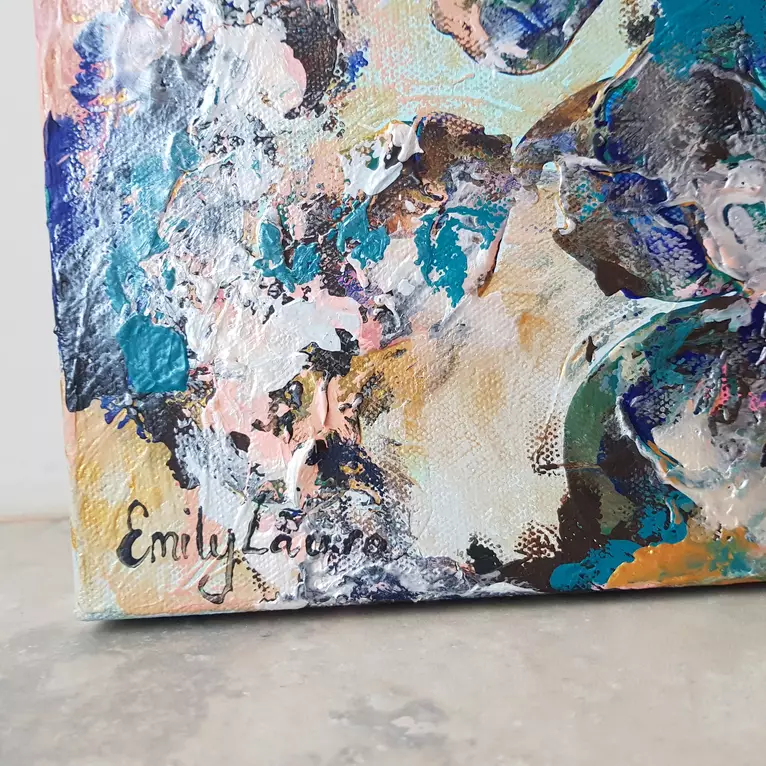 Luster by Emily Lauro — artist's signature