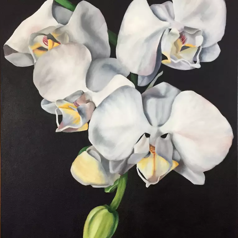 Triumphant by Kellie McHugh, Acrylic, Botanical