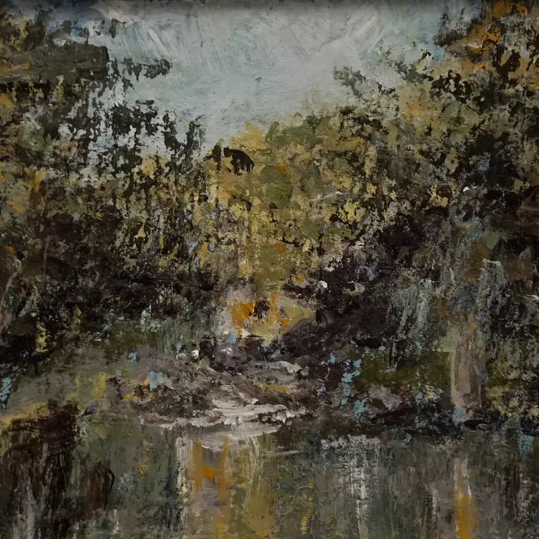 Wattle River by R.P. Koster — detail