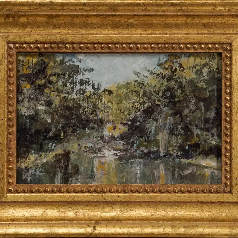 Wattle River by R.P. Koster, Acrylic, Australiana