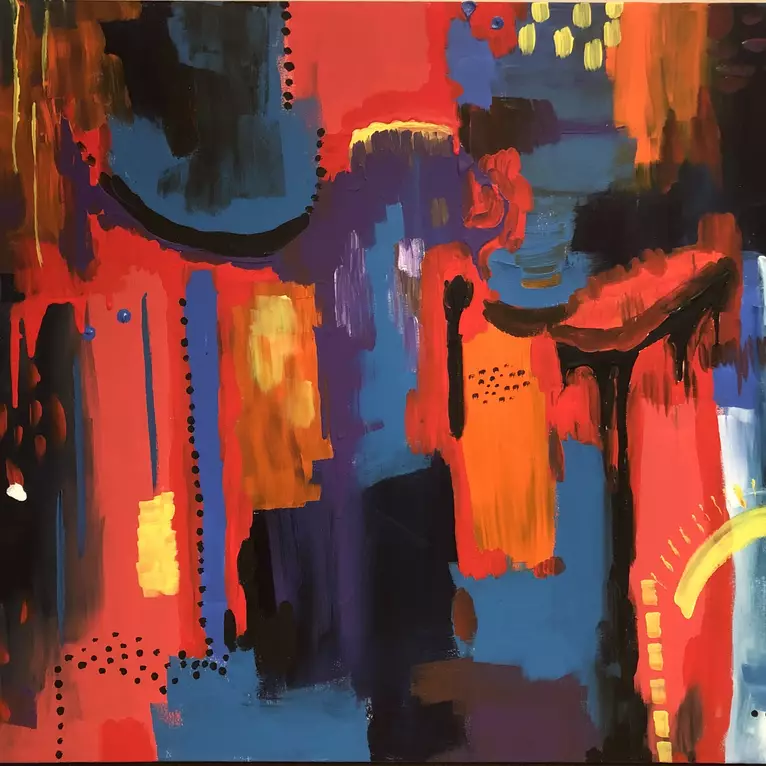 Success by Anna Hanna - Art on Unley, Acrylic, Abstract
