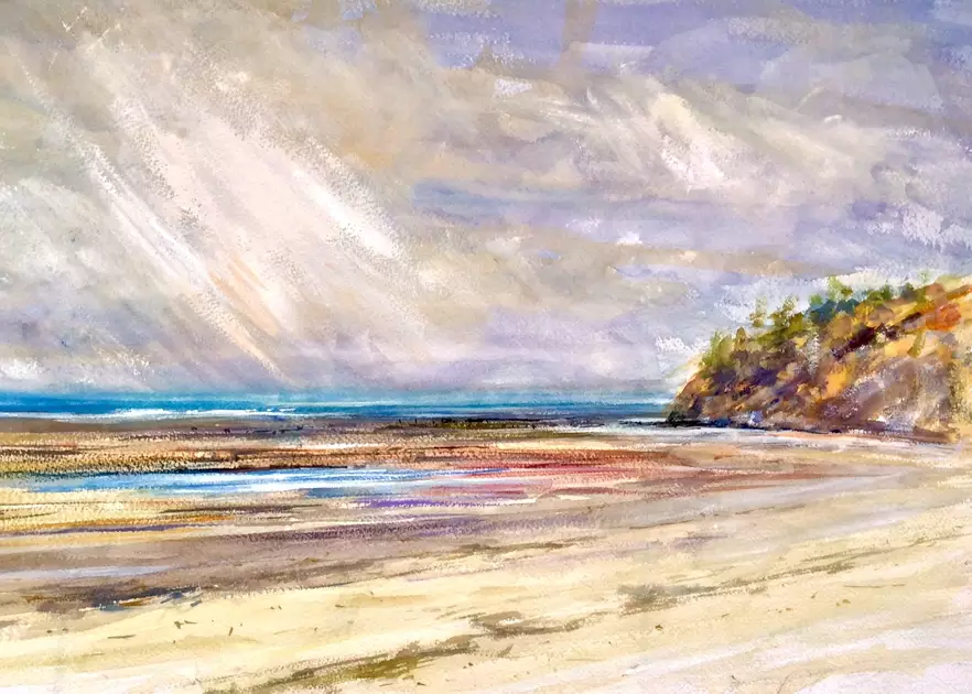 Shoreham Beach , Mornington Peninsula, Victoria by Geoff Stanistreet
