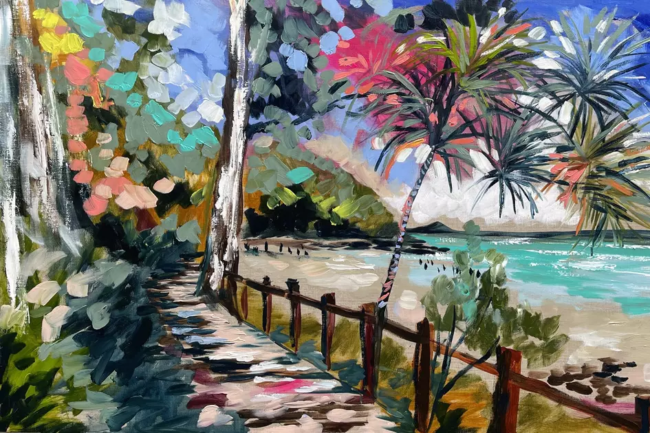 Memories of Tea Tree Bay - Noosa by Amanda Brooks
