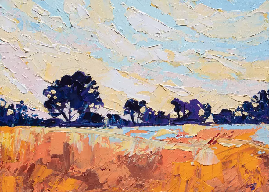Stunning Textured Landscape Painter image