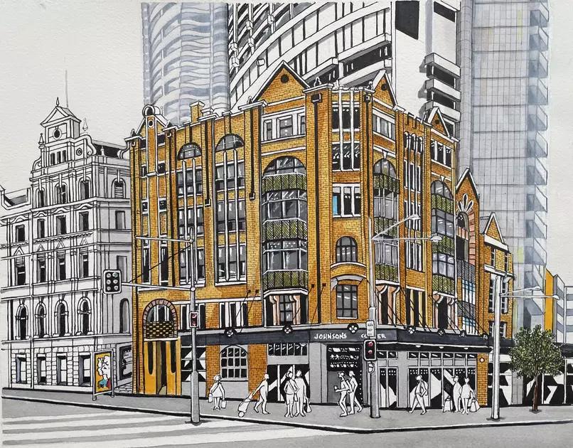 Johnson's Building The Rocks by Tania Joscelyne