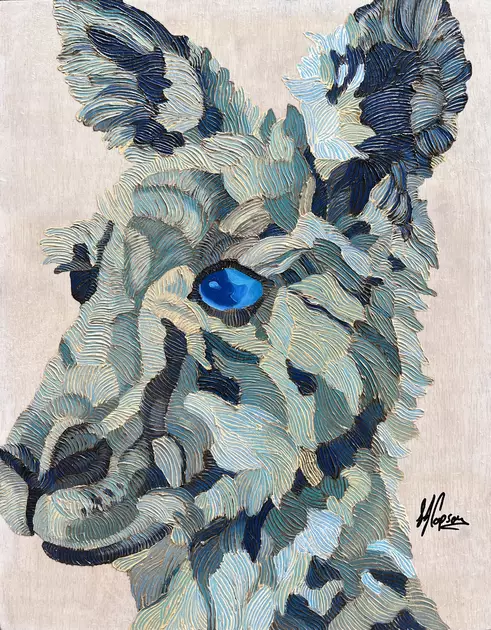 Beige Kangaroo by Sarah Copson