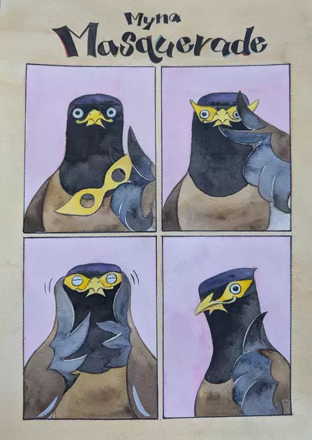 Myna Masquerade by Iko Maddox