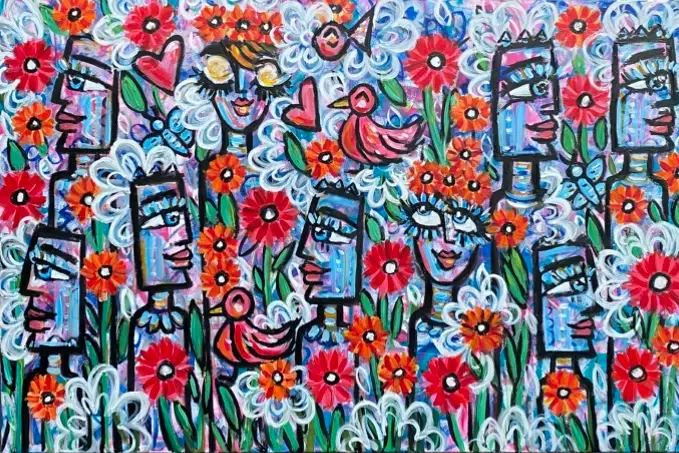 Garden view by Rosa Matalone