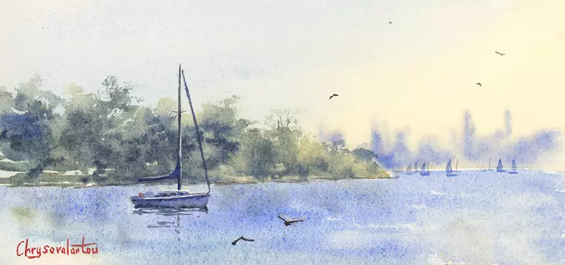 Harbour sailing by Chrysovalantou Mavroudis