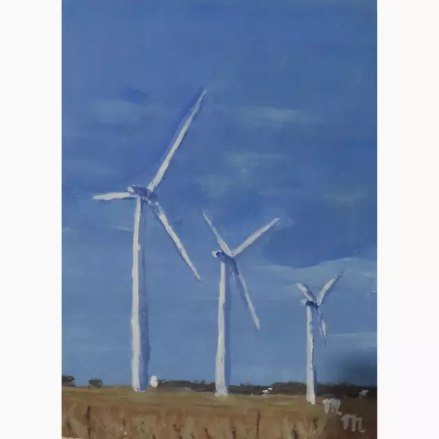 Dulacca Wind Farm by Marilyn Murray