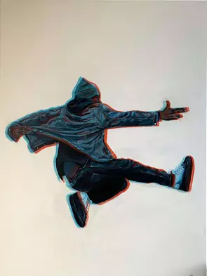 Gravity Drops by Laura Brennan, Canvas Print