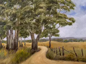The Back Road by Pam Gleeson, Canvas Print