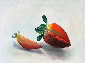 Strawberry Delight by Stephen Patrick, Canvas Print