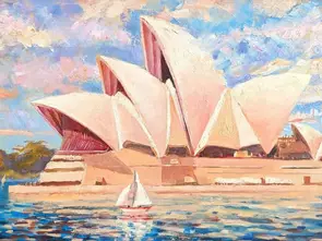 Portrait of Opera House by Howard Su, Canvas Print