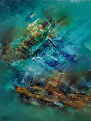 Tumult by Scott Maxwell, Canvas Print