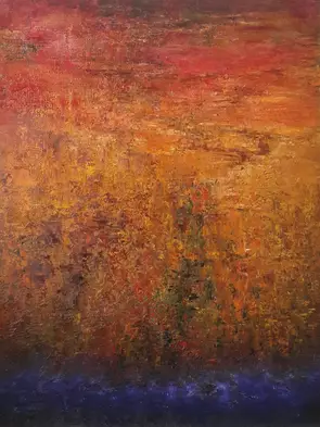 Honey Blonde Indigo by Scott Maxwell, Canvas Print