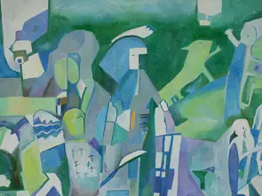 Menagarie by Aina Isaeva, Canvas Print