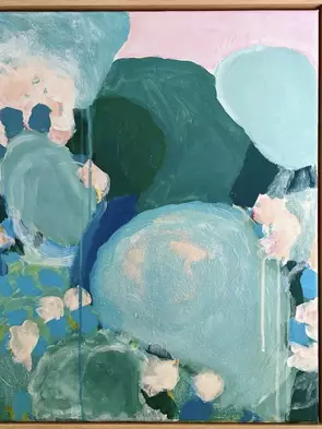 Mañana Verde II by Jas Louise, Canvas Print