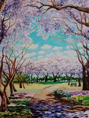My favourite season by Jin Choi, Canvas Print