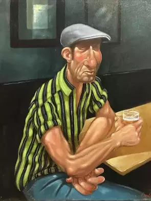The Local Boozer by Pete Conroy, Canvas Print