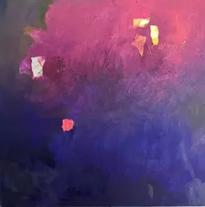 In the Heat of the Moment by Elle France, Oil, Abstract