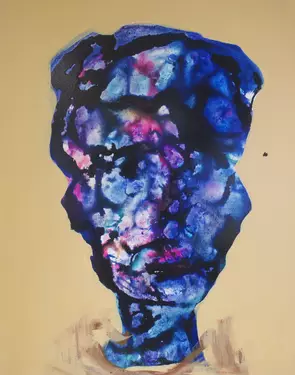 impasto portrait painting