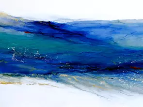 Ocean Blue by Pam Edwards, Canvas Print