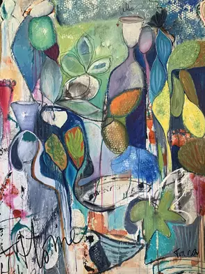 Where is (large painting) by Marijke Lambregtse, Canvas Print